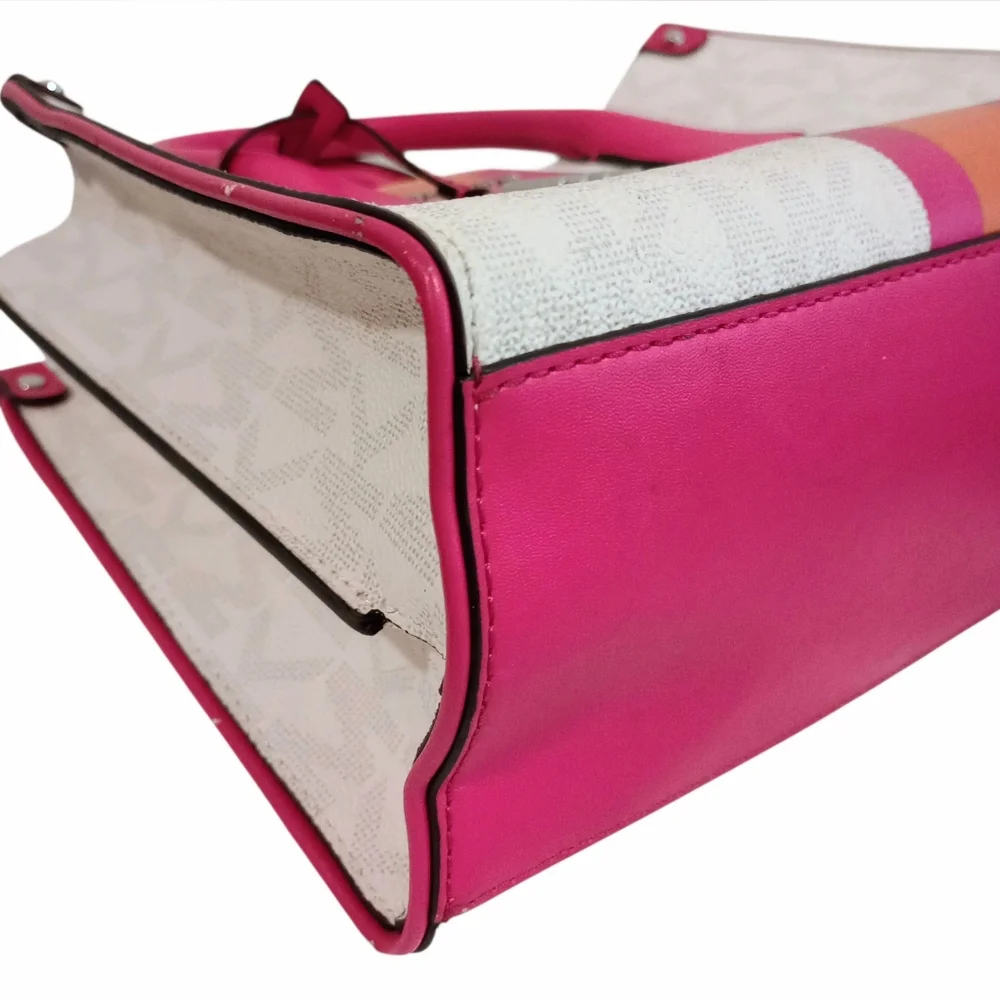 Michael Kors Maple Small Center Stripe Satchel - Picture 10 of 16